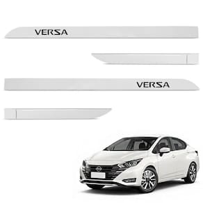 Jogo De Friso Lateral Versa 2017 A 2024 Branco Diamond