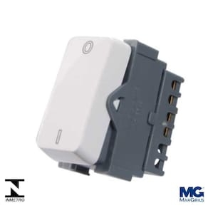 Interruptor Bipolar Simples 10A 250V Margirius Linha B3