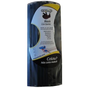 Bastão 500 Gramas Cola Quente Fina 7,5 X 30 Cm Black