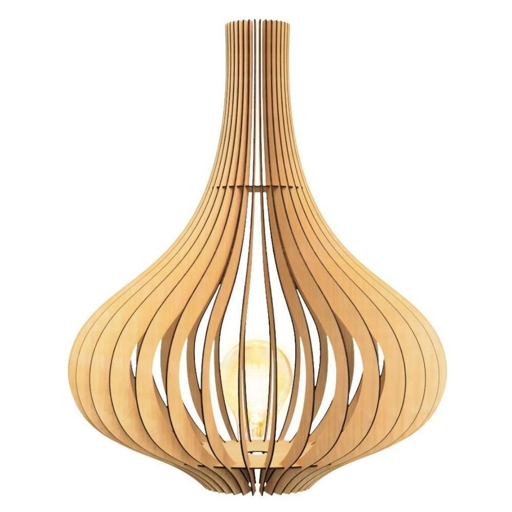 Luminária De Chão Aladdin - Mdf Cru