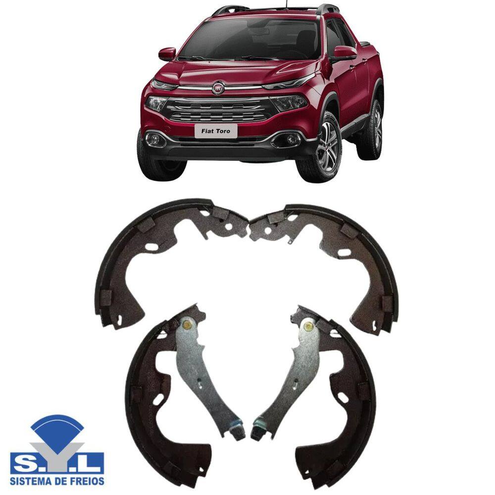 Sapata De Freio Traseiro - Toro 1.8 2016 A 2019 / Toro 2.4 16V 2017 A 2020 - 203014