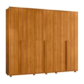 Guarda-roupa Casal Volpi Ripado 6 Portas 6 Gavetas - 7 Decor Cinamomo
