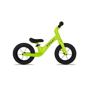 Bicicleta Infantil Colli Aro 12 Balance Quadro Em Nylon Rodas Em Aluminio Amarelo Neon