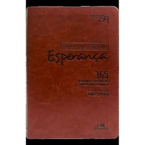 Bíblia de estudo Esperança - Capa Couro Simulado