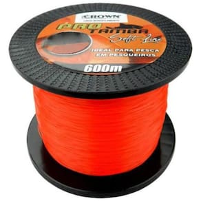 Linha Monofilamento Crown Pro Tamba Soft Orange 12,3Kg 600M