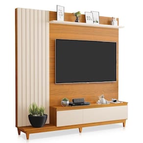 Estante Home Theater Jacarta Freijó-off White Para Até 65 - Móveis Luapa Freijó-off White