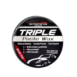 Autoamerica Cera Carnaúba Triple Wax 300g c/ aplicador