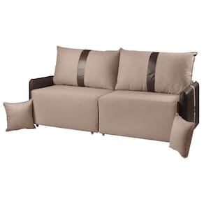 Sofá Para Sala Reclinavel Estofado Doux 200cm Veludo Creme Bege