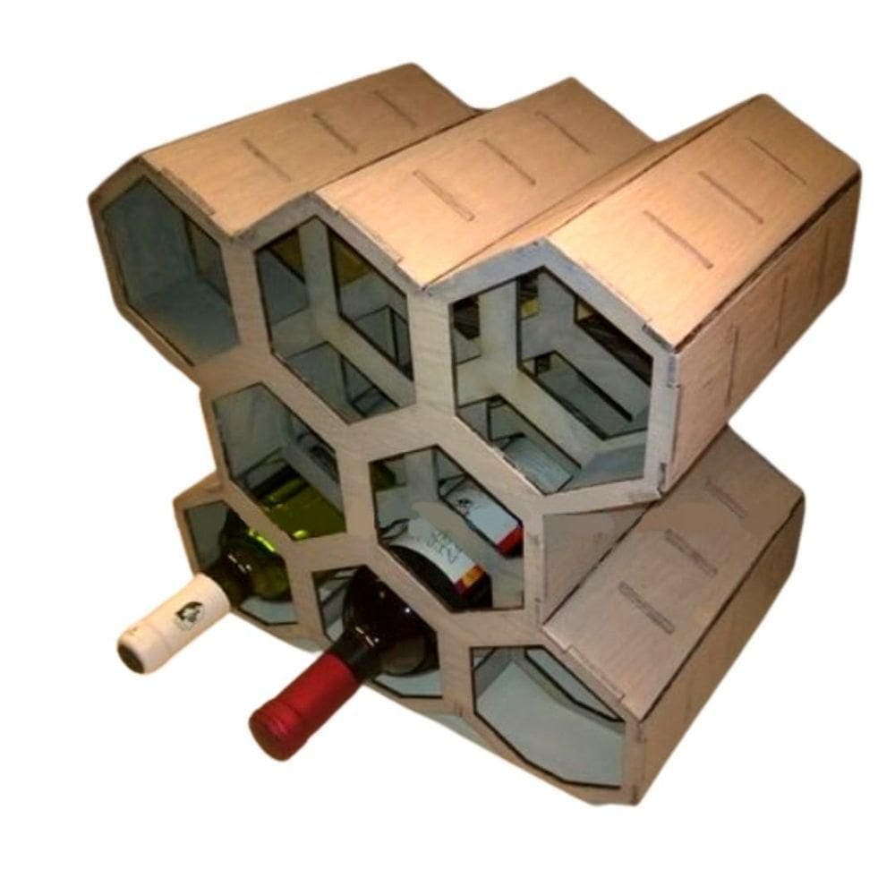 Mini Adega Mdf Para 08 Garrafas