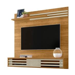 Painel Bancada Suspensa Para 60 Polegadas Frizz Sublime - 7 Decor Cumaru E Opala