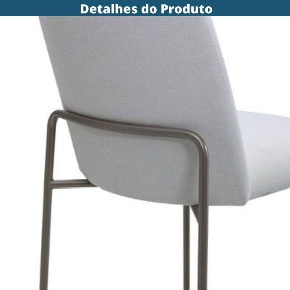 Cadeira Elos Mh-3291 Herval Estofada Linho | Casas Bahia