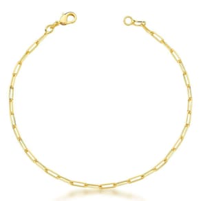 Pulseira Elos Delicados Unissex Banhada A Ouro 18k
