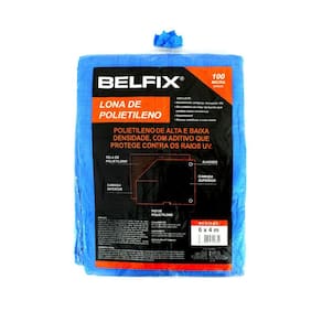 Lona Multiuso De Polietileno 6 X 4 M - Azul