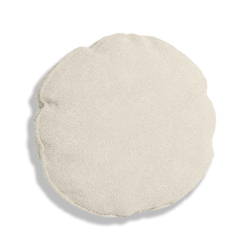 Almofada Bolacha Redonda Cookie 40x40 Cm Boucle 7 Decor Bege