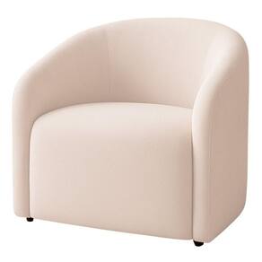 Poltrona Orgânica Decorativa Lara Boucle 7 Decor Bege
