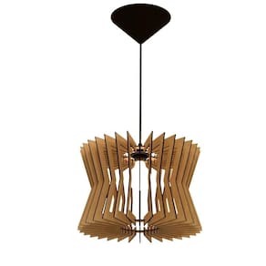 Luminária Teto Tipo Pendente Pamplona Mdf - Completa Mdf Cru