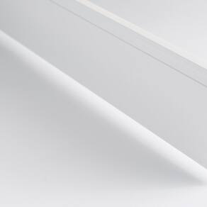 Rodapé de Poliestireno Belplast - Frisado Engenharia 10cm X 12mm X 2,40m - caixa com 14,4 Unidade - Branco