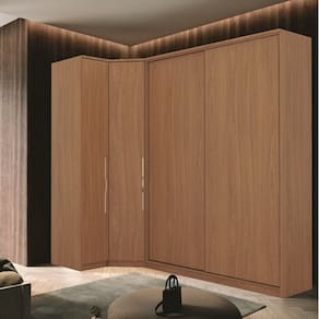 Guarda-roupa Modulado 4 Portas Decor Freijó