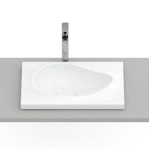 Kit 3 Cubas de Sobrepor 62x44,5cm Ruy Ohtake Roca Blanco Mate