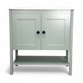 Gabinete para Banheiro 2 Portas Hudson Verde Menta