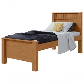 Cama Solteiro Athenas - Lopas Amendoa Clean