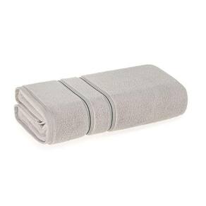 Toalha De Banho Fio Twist 100% Algodão Plaza Mineral/preto
