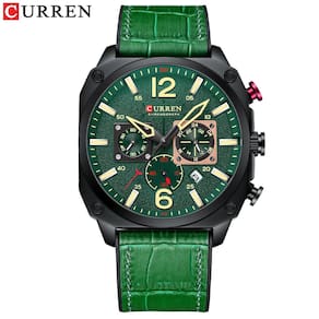 Relógio Masculino Curren 8398 Technos Preto E Marrom