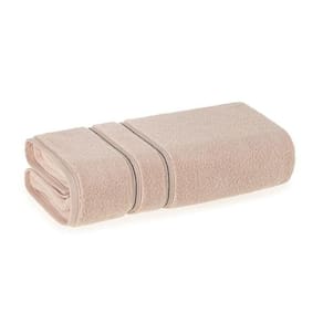 Toalha De Banho Fio Twist 100% Algodão Plaza Rosé/preto