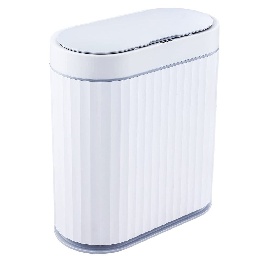 Lata de lixo ELPHECO 9.5L Sensor impermeável de 2,5 galões branco