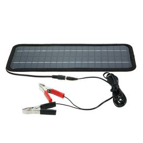 Carregador Solar Portátil 12V 4.5W Para Carros e Barcos