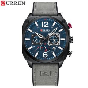 Relógio Masculino Curren 8398 Technos Preto E Marrom