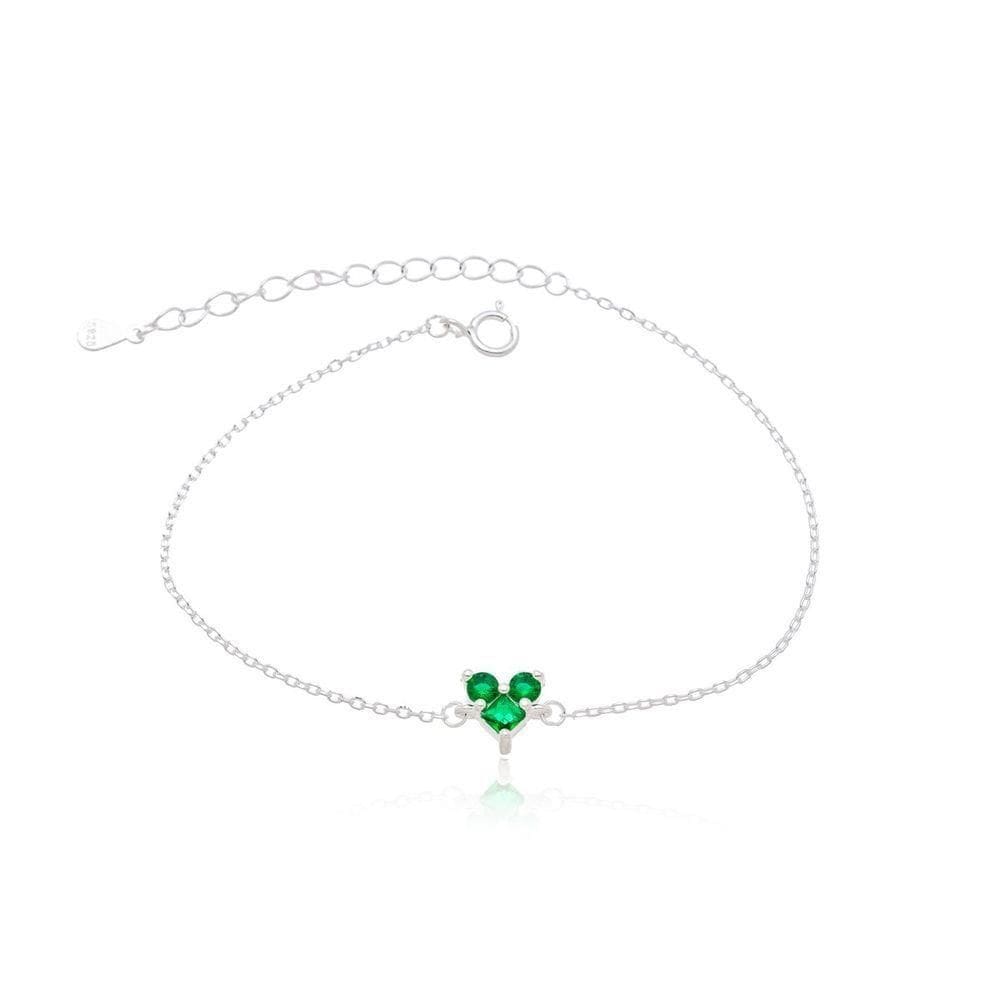 Pulseira Minimalista Três Pontos De Luz Prata 925