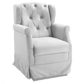 Poltrona De Balanço Para Amamentação Ternura Corano Branco Branco