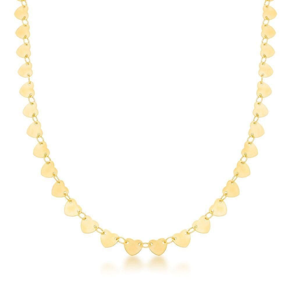 Colar Choker Chapinhas Banhado A Ouro 18k