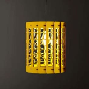 Luminária Teto Tipo Pendente São Thomé Mdf - Completa Mdf Cru