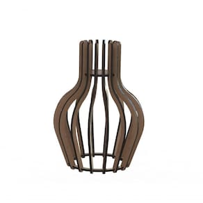 Luminária Teto Tipo Pendente Copan Mdf - Completa Mdf Cru