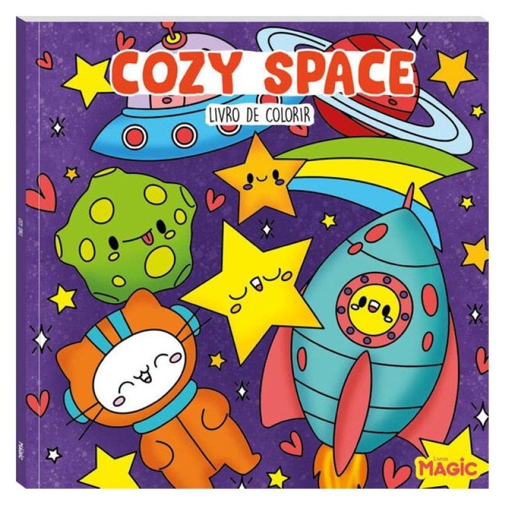 Cozy Space - Livro De Colorir