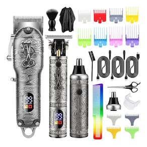 Conjunto de cabelo elétrico de alta potência com carregamento USB para uso doméstico