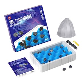 Conjunto de xadrez Magnetic Battle para crianças com 2 tabuleiros
