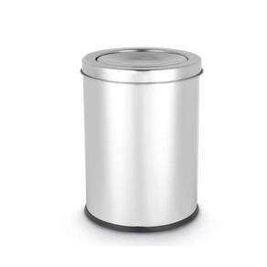 Lixeira Basculante Multiuso Inox 5 Litros Elegante Para Manter Seus Ambientes