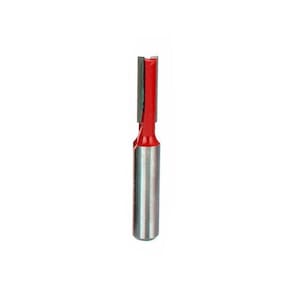 Fresa Reta 6Mm Haste 6Mm Corte Duplo Para Madeira Tupia Vaz