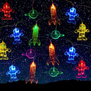 LED String Light Mudder 30 LED para quarto infantil Astronauta