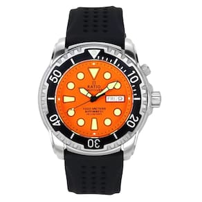 Relógio de mergulho RATIO FreeDiver Helium-Safe 1000M para homens laranja
