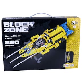 Garra Bloco Xman 260 Peças Block Zone Play&Fun