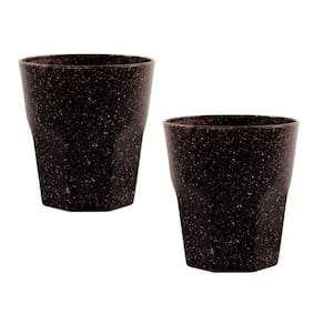 Kit 2 Copos Mini Roma Fibra Coco Green 300Ml
