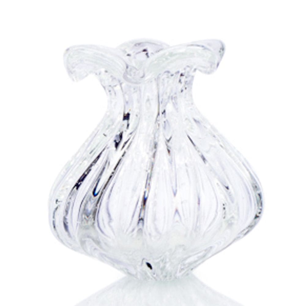 Vaso Trouxinha Em Cristal Murano Transparente São Marcos