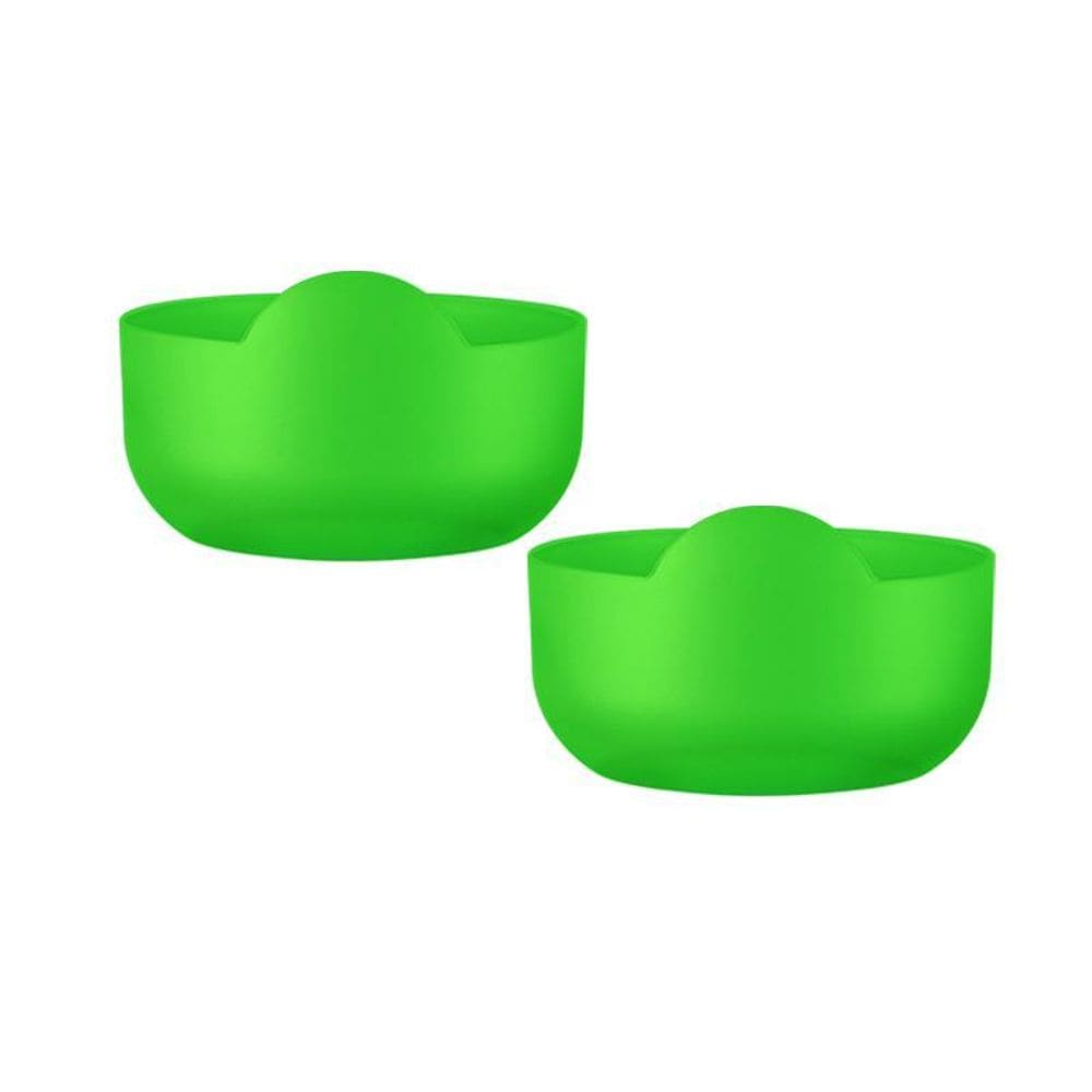 Kit 2 Super Bowl Verde Neon 475Ml Plástico Premium