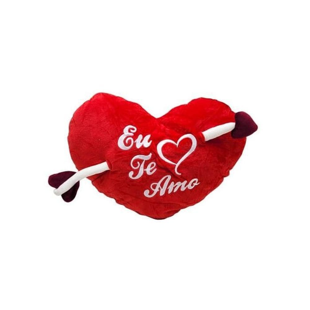 Pelúcia Coração Com Flecha 44 X 24 Cm