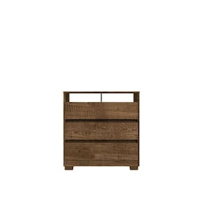 Comoda San José Com 3 Gavetas Cor Malbec 90x96 Para Tv Até 39 Polegadas EdeCasaMoveis