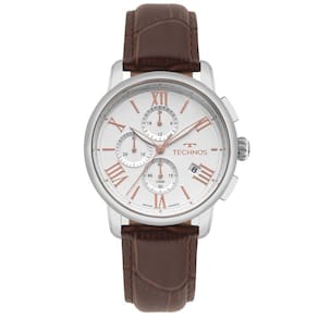 Relógio Technos Masculino Grandtech Prata - Js15eny/0k